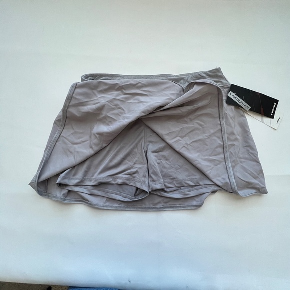 Head Slim Fit Dri-Motion Tennis Skort, Light Grey, Women’s Size Large, NWT - Picture 3 of 7
